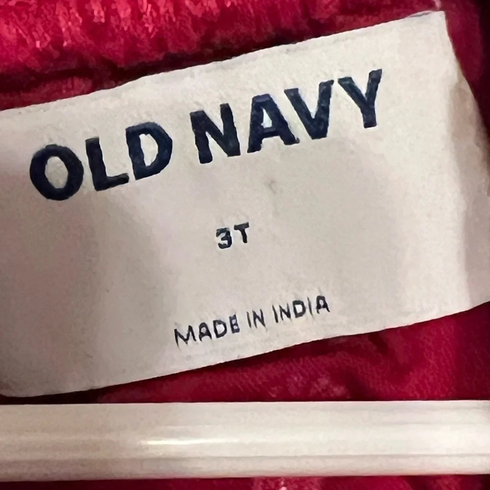 Old Navy Kids Burgundy Floral Blouse